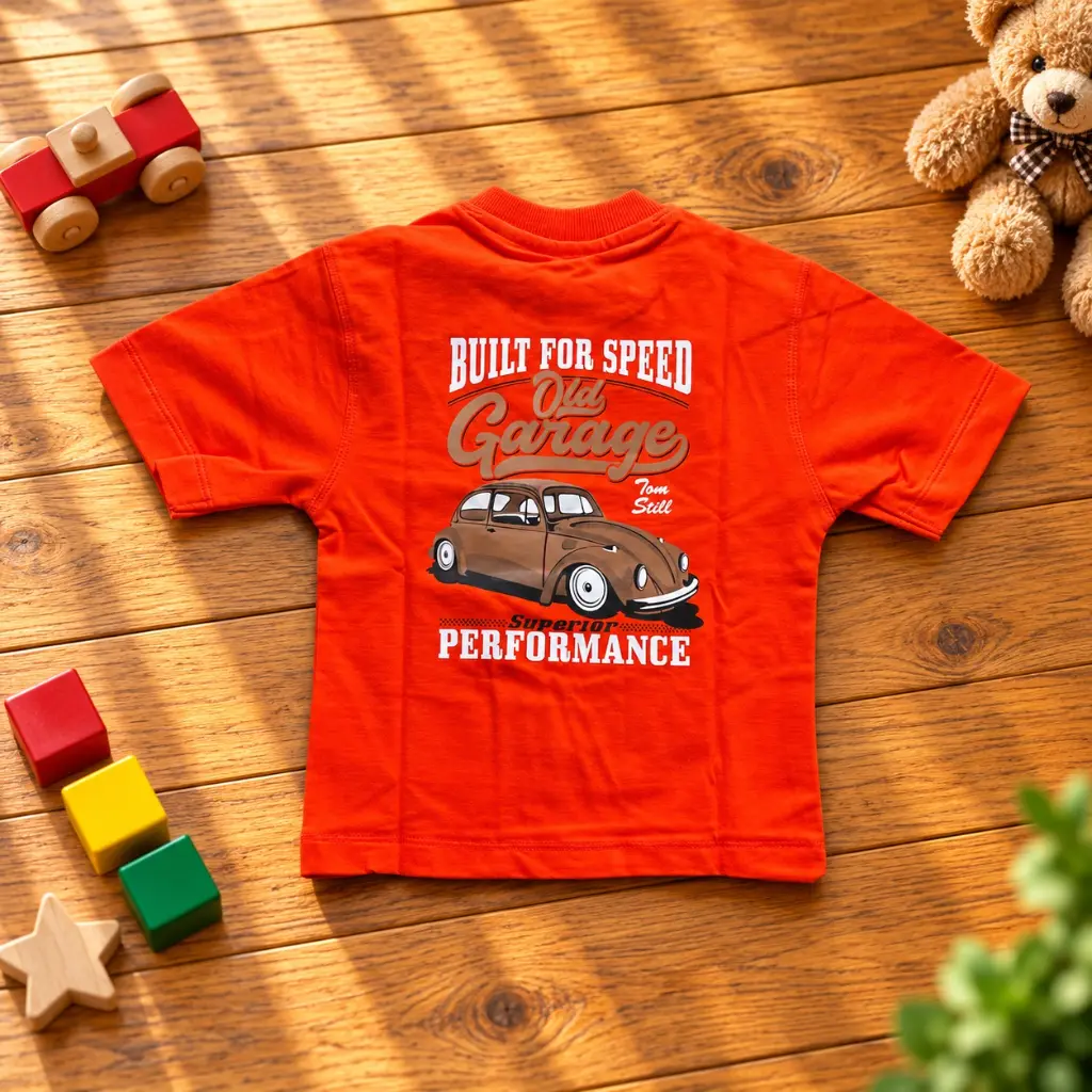 Vintage Garage Kids’ Racing Tee.webp