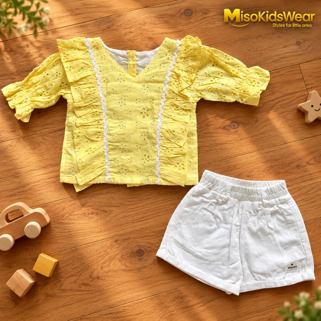 Yellow Hakoba Frock
