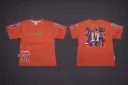 Boys Los Angeles Printed T-Shirt | Orange & Off-White | 1–5 Years