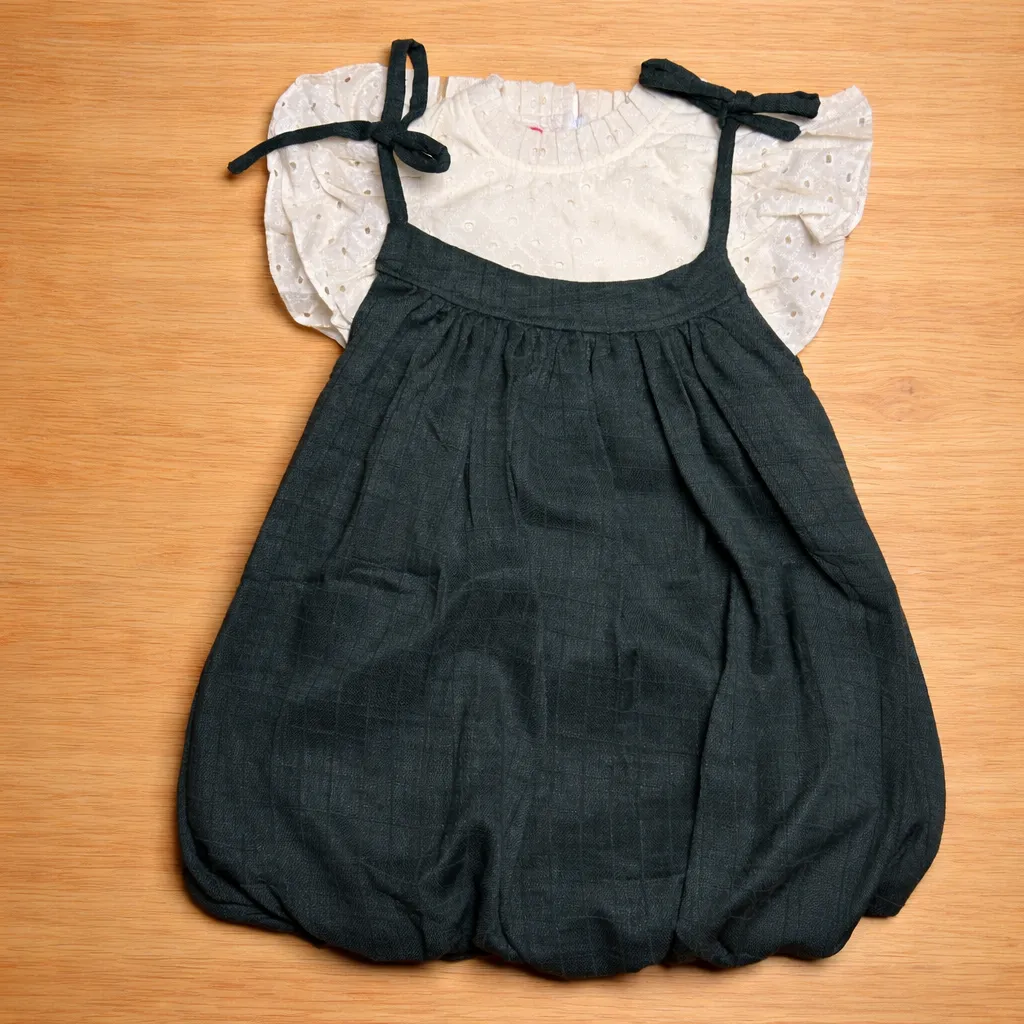 Baloon frock - Green
