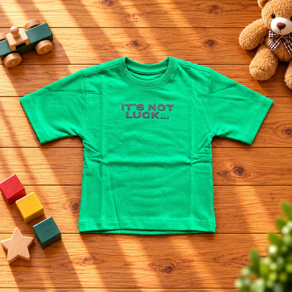 Not Luck Front Chest T-Shirt