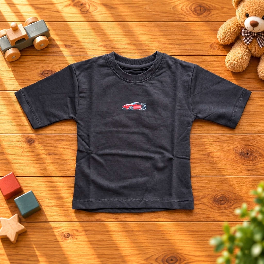 Hot Wheels T-Shirt 5 Sleeves (Black)