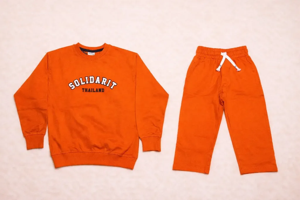 Kids Orange Printed Co-ord Set | Comfortable Casual Outfit | Ages 1–5 Years (1 Y)